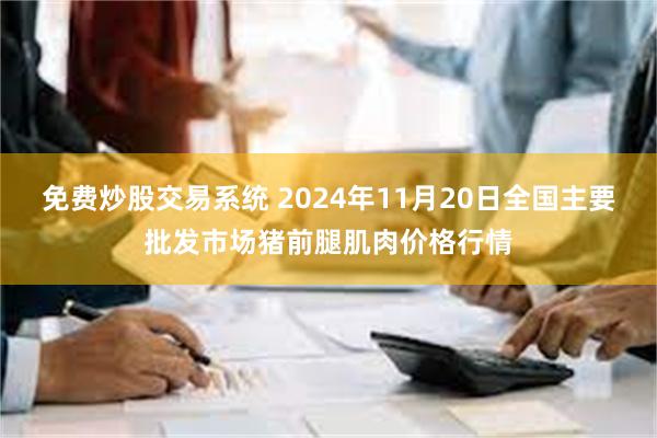 免费炒股交易系统 2024年11月20日全国主要批发市场猪前腿肌肉价格行情