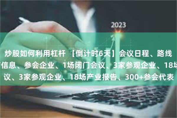 炒股如何利用杠杆 【倒计时6天】会议日程、路线指南、天气资讯、酒店信息、参会企业、1场闭门会议、3家参观企业、18场产业报告、300+参会代表