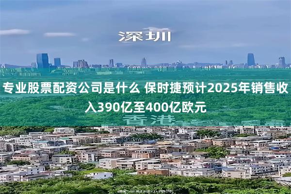 专业股票配资公司是什么 保时捷预计2025年销售收入390亿至400亿欧元